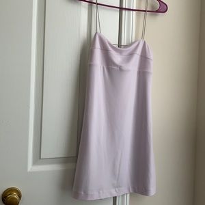 lavender mini dress